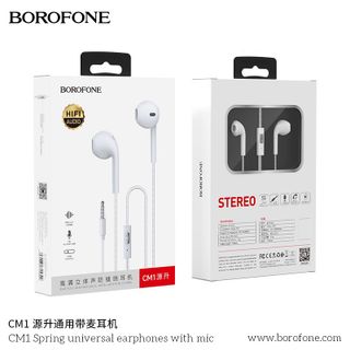 Tai Nghe Nhét Tai Có Dây Borofone CM1 kèm mic
