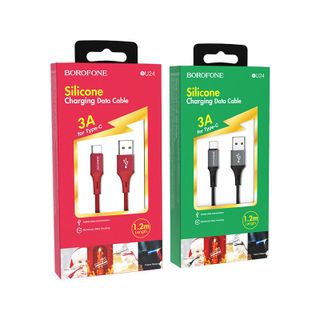 Dây cáp sạc truyền dữ liệu BU24 Borofone cổng Type-C 12m