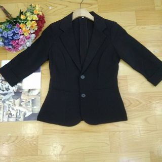 Áo vest đen tay lỡ hàng cao cấp