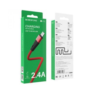 Dây cáp sạc truyền dữ liệu BU10 Borofone cổng Micro 12m TPE