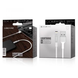 Dây cáp sạc truyền và đồng bộ dữ liệu BX1 EzSync Borofone cổng Lighrning 1m