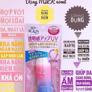 Sữa chống nắng SKIN AQUA Tone Up UV SPF50 PA 40ml