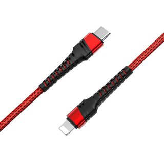 Dây cáp sạc nhanh truyền dữ liệu BU21 Borofone cổng Lightning 12m
