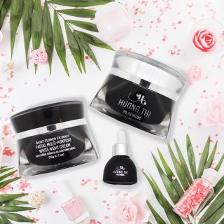 BỘ DƯỠNG DA MẶT SÁNG TỐI ĐA CHỨC NĂNG HƯƠNG THỊ FACIAL MULTI PURPOSE WHITE CREAM COLLECTION