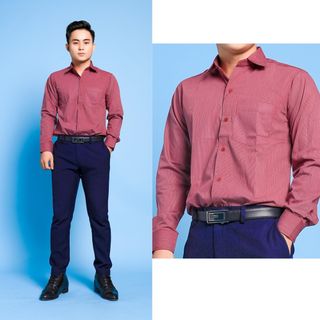 MÃ ÁO SƠ MI NAM TAY DÀI CAO CẤP FE03-06-D