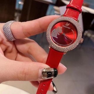 Đồng Hồ dây da đỏ nữ canh Tý