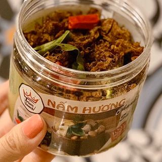 Khô nấm hương chanh sả ơt ăn liền 150gr