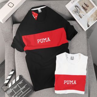 Quần áo thể thao -áo PUMA cotton phối thun xịn - co giãn 4 chiều