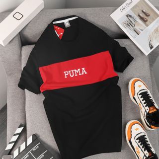 Quần áo thể thao -áo PUMA cotton phối thun xịn - co giãn 4 chiều