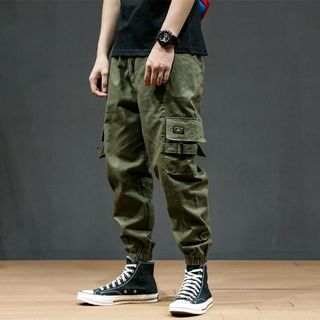 Quần jogger kaki túi hộp hàng thiết kế