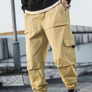 Quần jogger kaki túi hộp hàng thiết kế