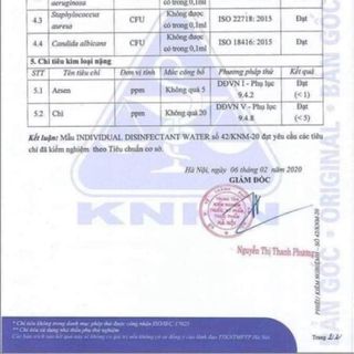 Xịt khử trùng khoáng khuẩn