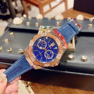 Đồng hồ gu ess giống hub dây jean