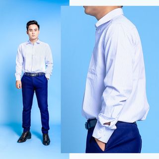 MÃ ÁO SƠ MI NAM TAY DÀI/ TAY NGẮN CAO CẤP FE06-13-D