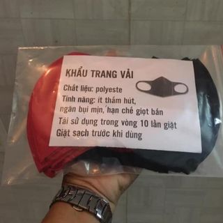 Khẩu trang vải tái sử dụng
