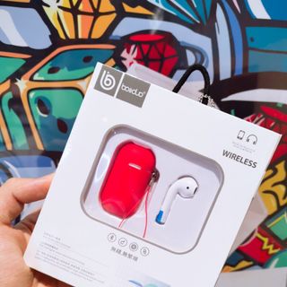 Hàng mới tai nghe bluetooth 50 boliduo F-11 tự động kết nối với iphone khi mở nắp tạm dừng khi nghe nhạc nếu bạn chạn vào phía trên của tai nghe Tặng túi bảo vệ tai nghe
