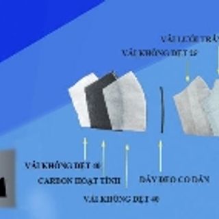 Khẩu trang vải - lõi carbon hoạt tính