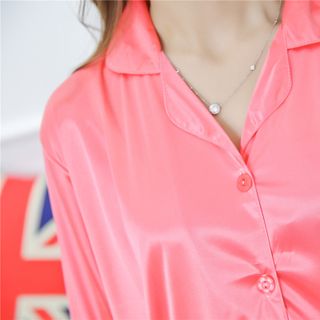 Áo sơ mi đầm ngủ DN21