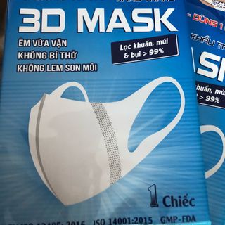 Khẩu trang 3d mask người lớn và trẻ em giá sỉ