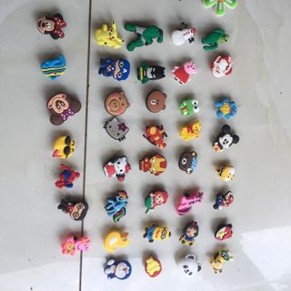 STICKER 2D 3D JITBITZ LÒ XO 2D gắn dép crocs giá sỉ​ 1k