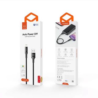 mẫu mới cáp sạc nhanh iPhone mcdodo có đèn LED tự ngắt khi sạc đầy pin dây dài 18M hỗ trợ sạc nhanh và truyền dữ liệu khi bắt đầu sạc đèn sẽ báo mầu sạc đầy 100 đèn chuyển sang mầu xanh lá và sẽ tự ngắt sau 30 phút Sạc 100 mà chưa rút sạc sau 2 tiếng sẽ tự động sạc đầy lại giá sỉ