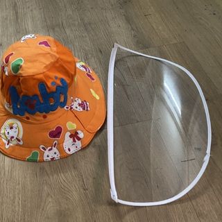 Nón bé gái chống bụi kính tháo rời