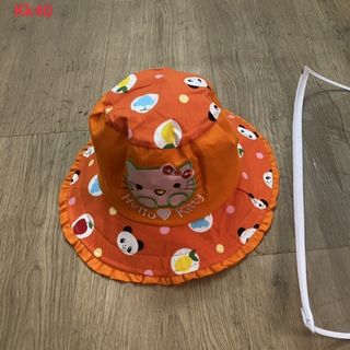 Nón bé gái chống bụi kính tháo rời