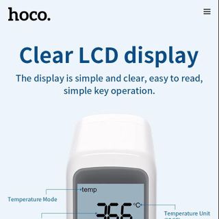 Nhiệt Kế Điện Tử Hồng Ngoại Đo Trán YS-ET03 Hoco
