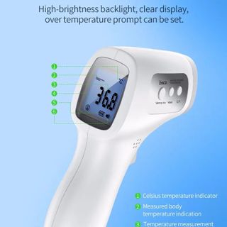 Nhiệt Kế Điện Tử Hồng Ngoại Đo Trán Hoco YQ6