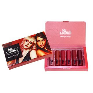 Sét 6 Son Heng Fang Lipstick ốc sên