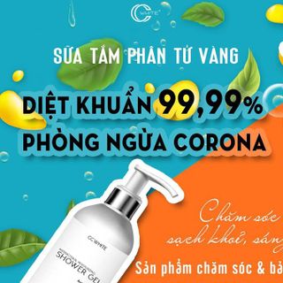 Sữa tắm phân tử vàng kháng khuẩn CC White