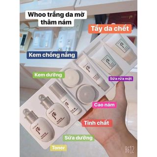 Bộ dưỡng trắng da và trị nám Whoo 8 món 85ml