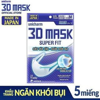 Khẩu Trang 3D Superfit Unicharm Nhật Bản