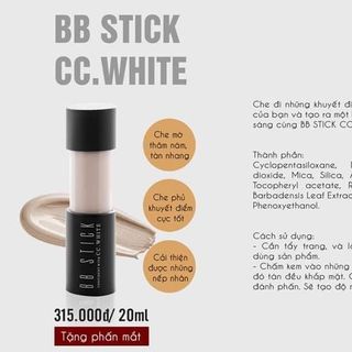 Sỉ Kem nền Bb Stick CC White