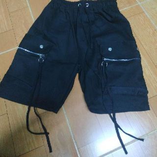 Quần shorts kaki túi hộp phối khóa Quần shorts co dãn nam