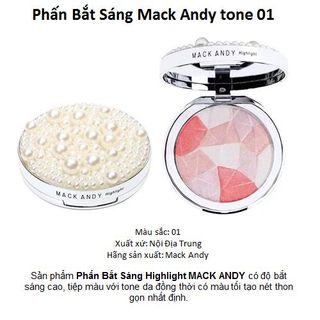 Phấn Bắt sáng Highlight Mack Andy Ngọc Trai