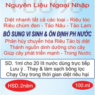 Thuốc Đặc Trị  Riêu - Tảo