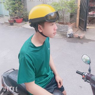 Nón bảo hiểm nửa đầu trơn nhiều màu kèm kính UV400 Nón bảo hiểm phượt
