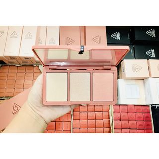 Phấn Bắt Sáng 3Concept Eyes Strobing Skin Palette 99g
