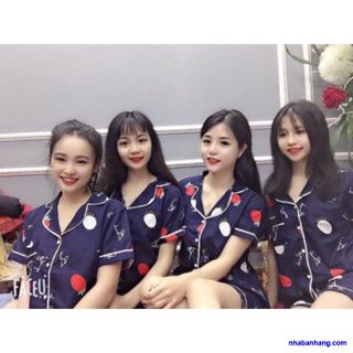 Bộ đồ ngủ Pijama vải kate thái đáng yêu