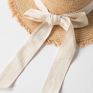 Mũ cói tiểu thư chất kiệu raffia
