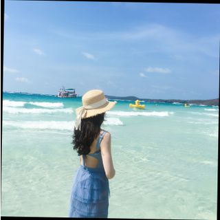 Mũ cói tiểu thư chất kiệu raffia