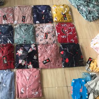 Bộ đồ ngủ Pijama vải kate thái đáng yêu