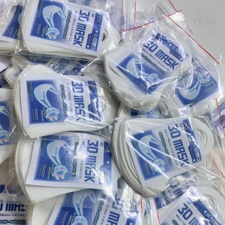 Khẩu trang vải poly 2 da