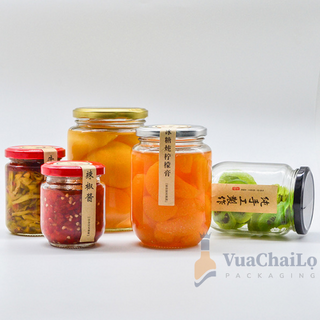 Hũ Thủy Tinh Tròn Dung Tích 500ml