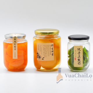 Hũ Thủy Tinh Tròn Dung Tích 500ml