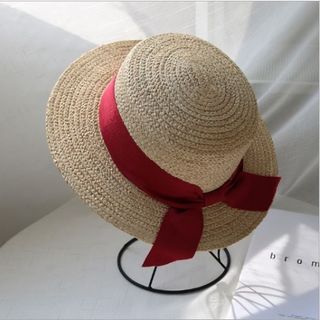 Mũ cói dáng gaucho chất liệu raffia