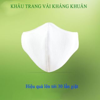 Khẩu trang vải kháng khuẩn 2 lớp
