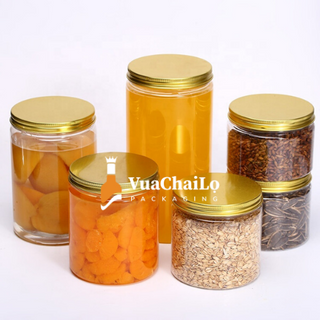 Hũ nhựa Pet nắp nhôm 500ml