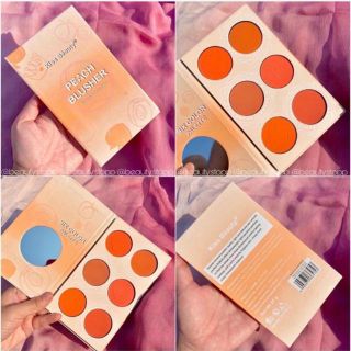 Má hồng 6 ô Peach Blusher kiss beauty